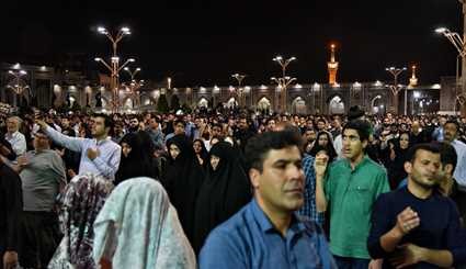 عکس‌هایی از مراسم احیای شب نوزدهم ماه مبارک رمضان در حرم رضوی