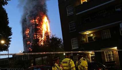 آتش سوزی در برج گرانفل (غرب) لندن/ تصاویر