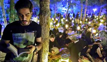 مراسم احياء ليلة التاسع عشر من رمضان المبارك في مقبرة 