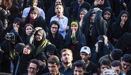 اجتماع مدافعان حرم در میدان امام حسین (ع)‎ تهران