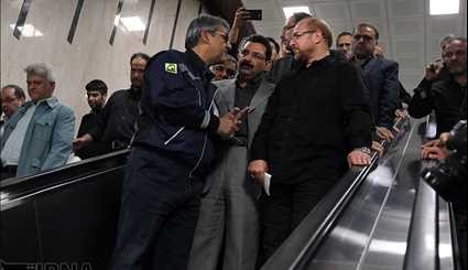 افتتاح ایستگاه مترو شهید محلاتی/ تصاویر