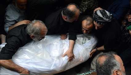 مراسم تشییع و تدفین شهید حسن عشوری | تصاویر