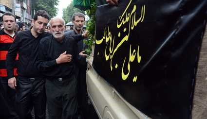 مراسم تشییع و تدفین شهید حسن عشوری | تصاویر