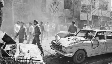 1364 - انفجار قنبلة في الشارع 17 شهريور / صور