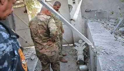 القوات العراقية  تعثر على صواريخ  معدة للأطلاق أثناء تطهير حي الشفاء بالموصل