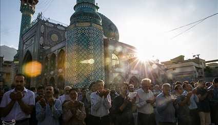 گزارش تصویری اقامه نماز عید فطر - امامزاده صالح‌(ع)