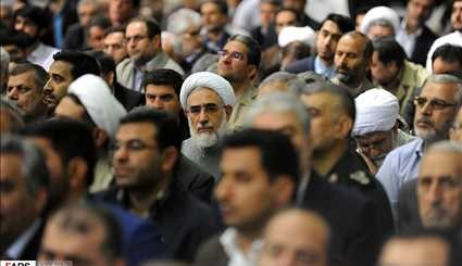 دیدار مسئولان نظام و سفرای کشورهای اسلامی با رهبر معظم انقلاب | تصاویر