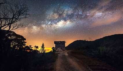 تماشای کهکشان راه شیری از زمین | تصاویر