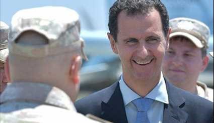 Syria: President Assad Visits Hmeymim Air Base