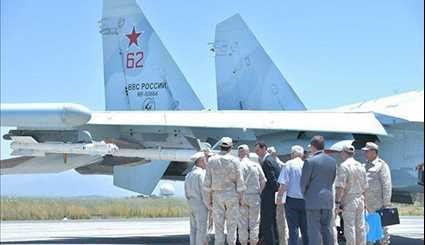 Syria: President Assad Visits Hmeymim Air Base