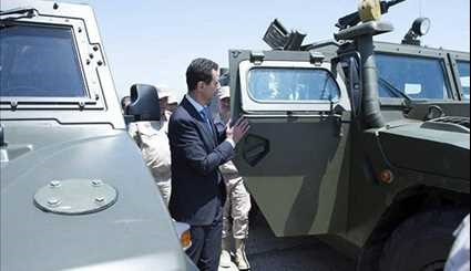 Syria: President Assad Visits Hmeymim Air Base