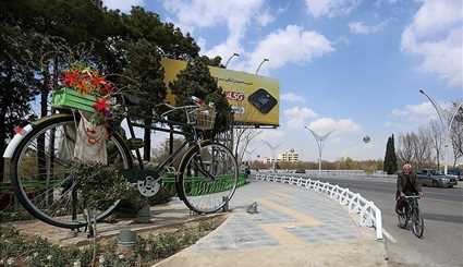 بالصور، مدينة اصفهان مدينة الدراجات الهوائية
