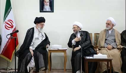 Leader receives Judiciary officials