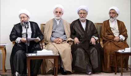 Leader receives Judiciary officials