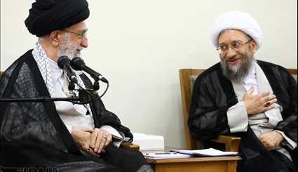 Leader receives Judiciary officials