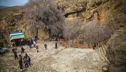 عکسهایی از غار آبی زیبای سهولان در مهاباد