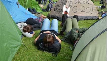 Riot Police Clash with Protesters Ahead of G20 Summit in Germany