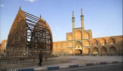 Yazd in central Iran is inscribed to the list of the Cultural Organization (UNESCO)