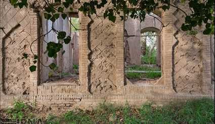 The historical Saeedi Garden locates in the city of Nishapur; Iran