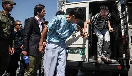 Arrest of thugs and drug dealers in Tehran / Images