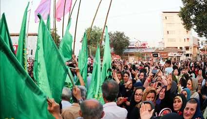 مدينة رشت تستقبل قافلة خدام العتبة الرضوية / صور