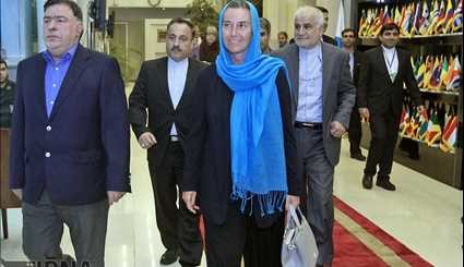 وصول وزيرة خارجية الاتحاد الاوروبي الى طهران