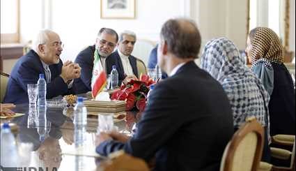لقاء وزيرة خارجية الاتحاد الاوروبي مع ظريف