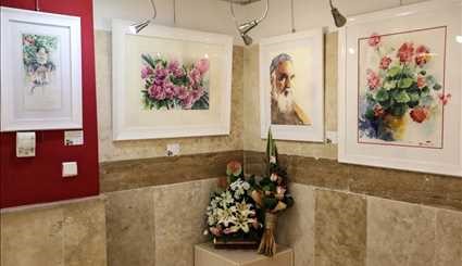 معرض و ورشة للرسوم المائیة في طهران