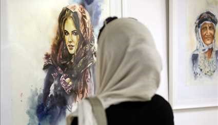معرض و ورشة للرسوم المائیة في طهران