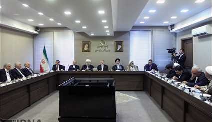 اجتماع المفتي العام لجمهورية أذربيجان مع وزير الإرشاد / الصور