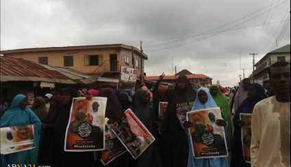 احتجاجات في كادونا النيجرية بسبب استمرار السلطات باعتقال الشيخ الزكزكي