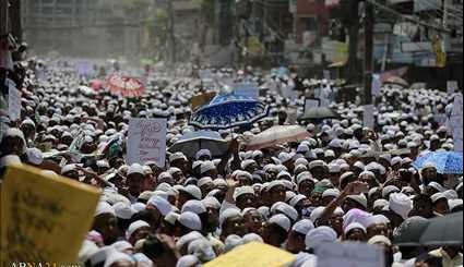 مظاهرات في بنغلاديش لإدانة قتل المسلمين في ميانمار