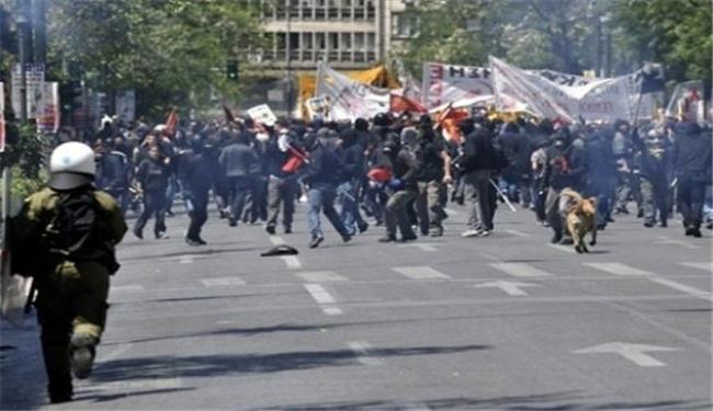 اضراب عام يشل اوجه الحياة في اليونان