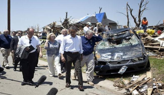 اوباما يتعهد باستجابة وطنية لاعصار ميزوري