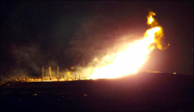 ثالث تفجير لخط انابيب الغاز المصري للكيانِ الاسرائيلي