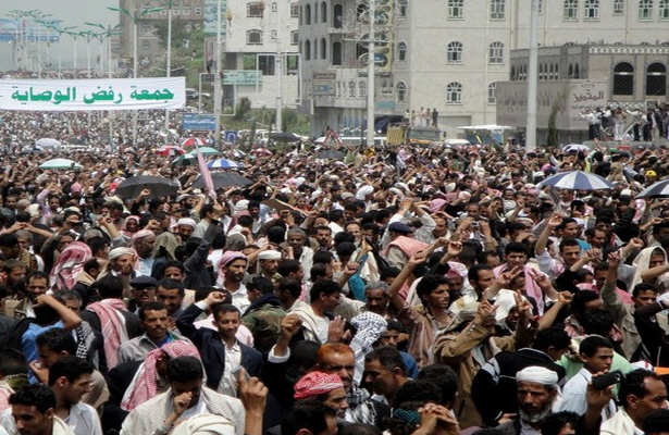تظاهرات یمنیها ضد دخالتهای آمریکا و عربستان