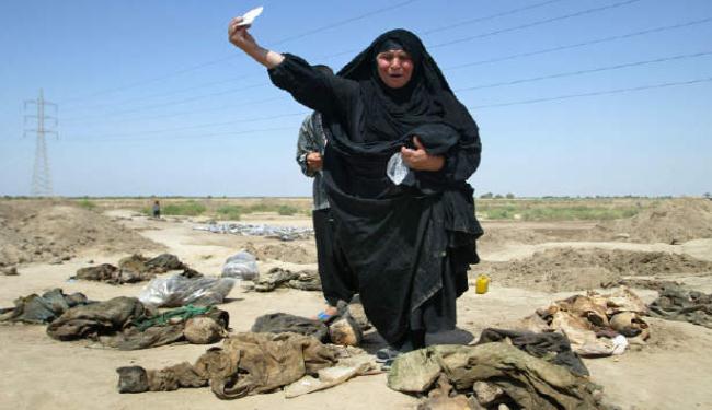 إخراج 222 رفاتاً لمواطنين أكراد من مقبرة ببغداد