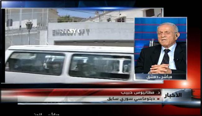 سفيرا فرنسا واميركا بدمشق خرقا القانون الدولي