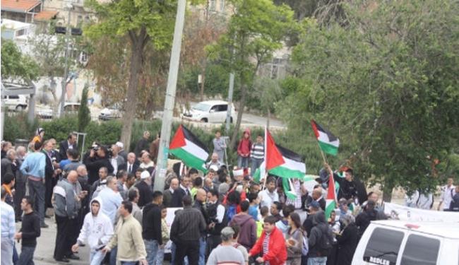 فلسطينيون ومستوطنون في مسيرة مشتركة بالقدس