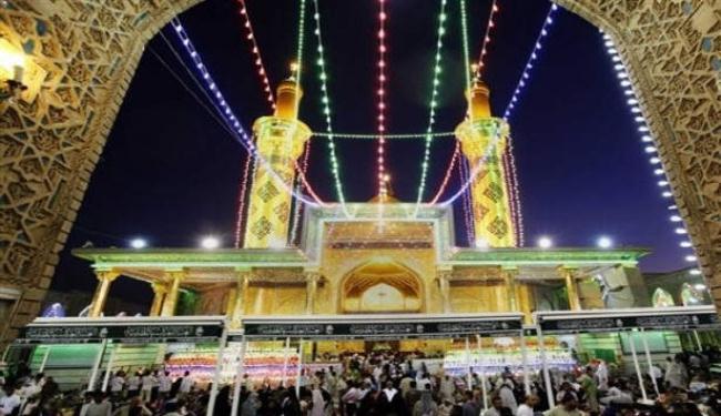  كربلاء تكتظ بالزوار لإحياء ليلة النصف من شعبان