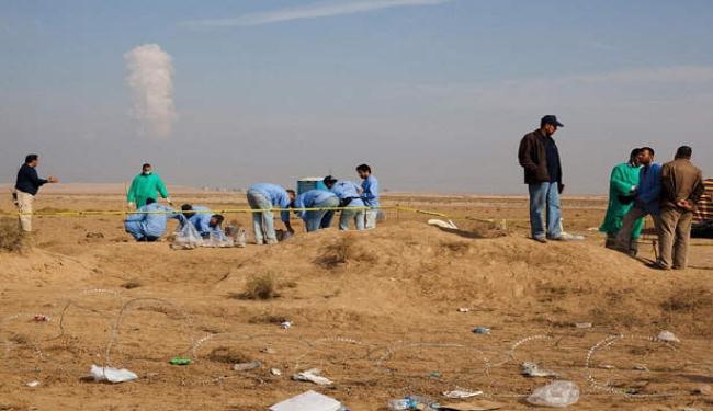 العثور على مقبرة جماعية شمال شرق بعقوبة