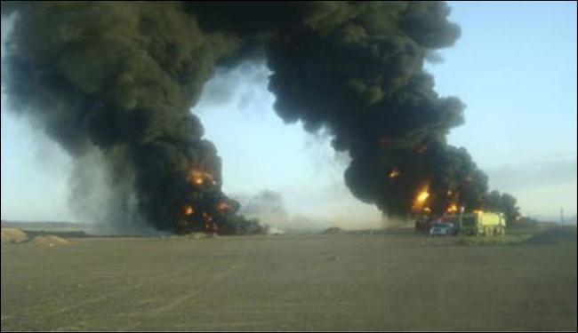 تفجير خط انبوب لنقل النفط في سوريا
