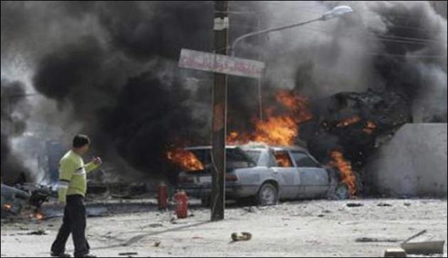 مقتل ثلاثة عراقيين واصابة العشرات في انفجار سبع عبوات