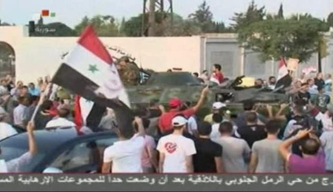 جيش سوريا وضع حدا للمسلحين المدعومين من الخارج