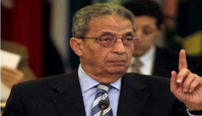 عمرو موسى يطالب باستدعاء السفير الإسرائيلي