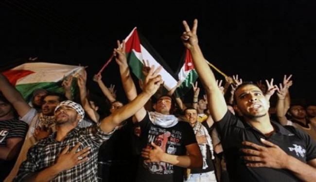 الأمن الأردني يمنع اقتحام متظاهرين لسفارة الاحتلال