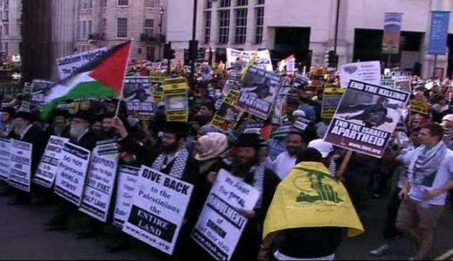 تظاهرة في لندن احياء ليوم القدس