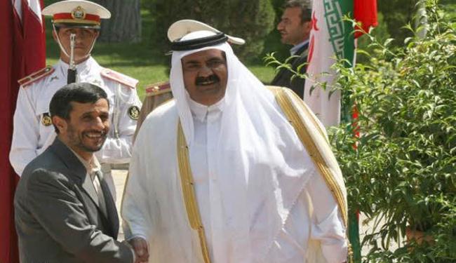 أمير قطر يصل اليوم الى طهران 