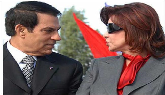 بن علي بصدد اجراءات طلاقه من الطرابلسي