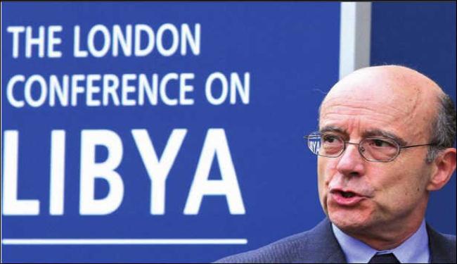  جوبيه: التدخل الفرنسي في ليبيا استثمار للمستقبل